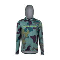 PEARL IZUMI Triko MIDLAND GRAPHIC LS PULLOVER HOODIE zelené F22