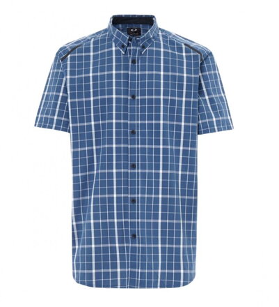 OAKLEY Košile LOCAL SS PLAID modrá L