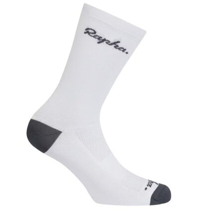 Ponožky s logom Rapha biele