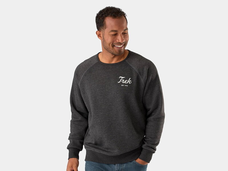 Bontrager Mikina Trek Script Crewneck šedá