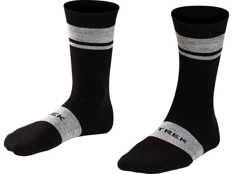 Bontrager Ponožky Trek Race Crew Cushioned Merino Wool černé
