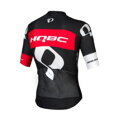 HQBC Dres QPI CZ TEAM LADY krátký rukáv černá/červená