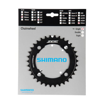 SHIMANO Převodník ZEE M640 - 10 rychlostní, 34 zubů 34 zubů