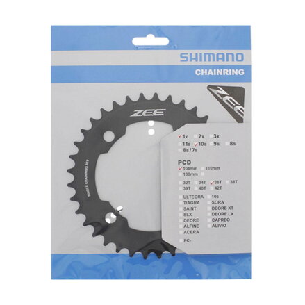 SHIMANO Převodník ZEE M640 - 10 rychlostní, 36 zubů 36 zubů