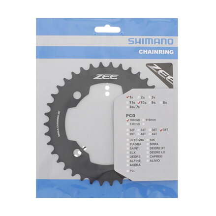 SHIMANO Převodník ZEE M640 - 10 rychlostní, 38 zubů 38 zubů