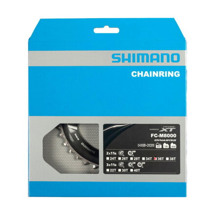 SHIMANO Převodník Deore XT M8000 - 11 rychlostní, 36 zubů 36 zubů