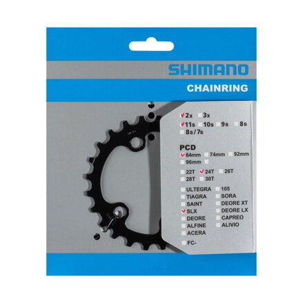 SHIMANO Převodník SLX M7000 - 11 rychlostní, 24 zubů 24 zubů