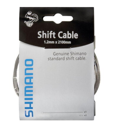 SHIMANO Lanko řadící 1,2x2100mm + koncovka (bal. 10ks, cena za 10ks)
