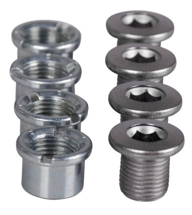 SHIMANO Šroub + matka na převodník FCM540