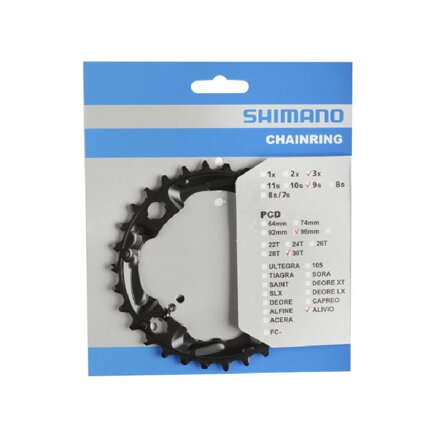 SHIMANO Převodník Alivio M4000/4050 -10 rychlostní, 30 zubů 30 zubů