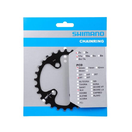 SHIMANO Převodník SLX M7000 - 11 rychlostní, 28 zubů 28 zubů