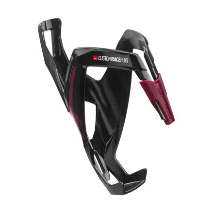 ELITE Košík CUSTOM RACE PLUS černo/amarantový lesklý