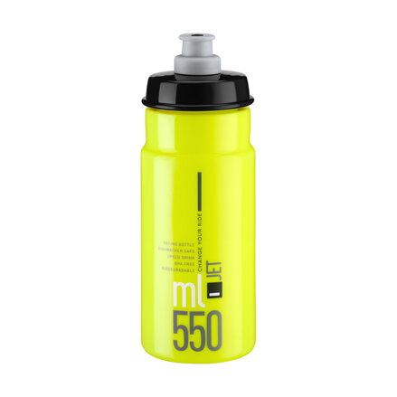 ELITE Láhev JET 550 žlutá černá logo
