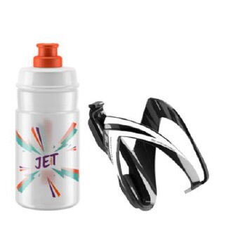 ELITE Láhev s košíkem set CEO oranžové logo, 350 ml