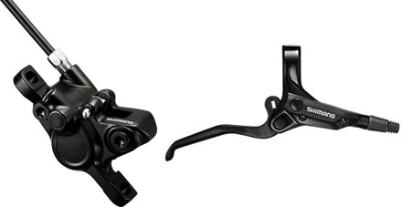 SHIMANO PředníBrzda hydr. M355 přední černá Post Mount 800mm had.+plat. B01S