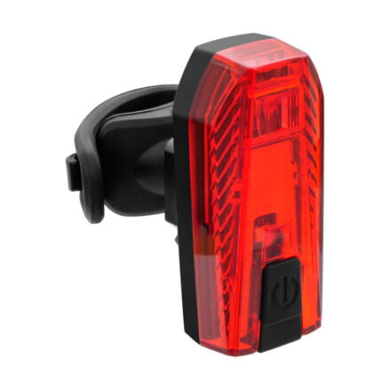 LONGUS Světlo DECELER zadní 37 LED 3f+brzda USB. Černé
