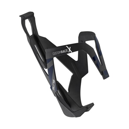 ELITE Košík CUSTOM RACE X černý matný modrá grafika