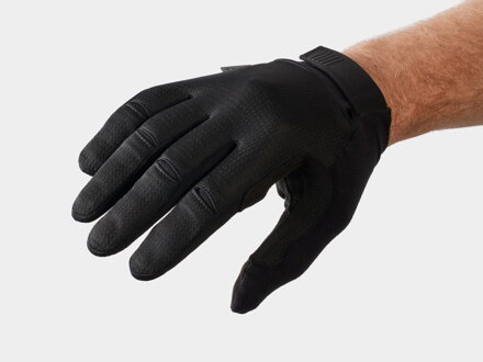 Trek Cyklistické rukavice Circuit Full Finger Twin Gel Unisex Cycling Glove - Černá