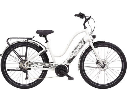 Electra Townie Path Go! 10D Step-Thru - Pearl White