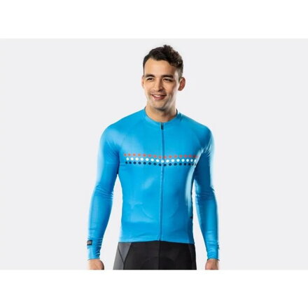 Bontrager Dres Circuit dlouhý rukáv modrý