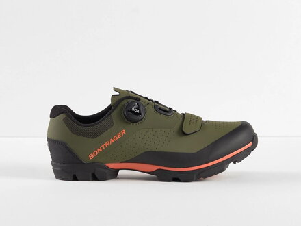 Bontrager Boty Foray MTB zelená oranž.