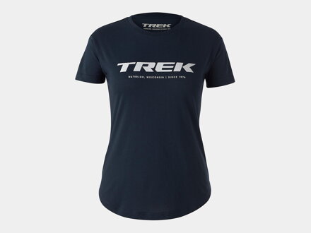 Bontrager Dámské tričko Trek Origin Logo modré 2022