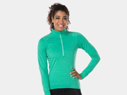 Bontrager Dres Vella WSD zelený termo s dlouhým rukávem