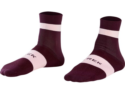 Bontrager Ponožky Race Quarter fialové