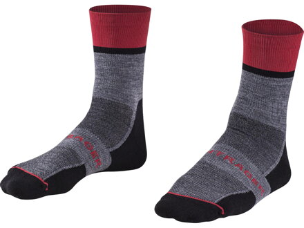 Bontrager Ponožky Race Crew Wool šedá