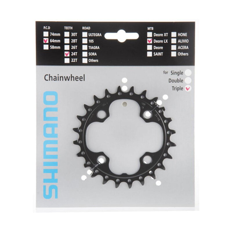 SHIMANO Převodník SLX M660 - 10 rychlostní, 24 zubů 24 zubů SHIMANO Převodník SLX M660 - 10 rychlostní, 24 zubů 24 zubů