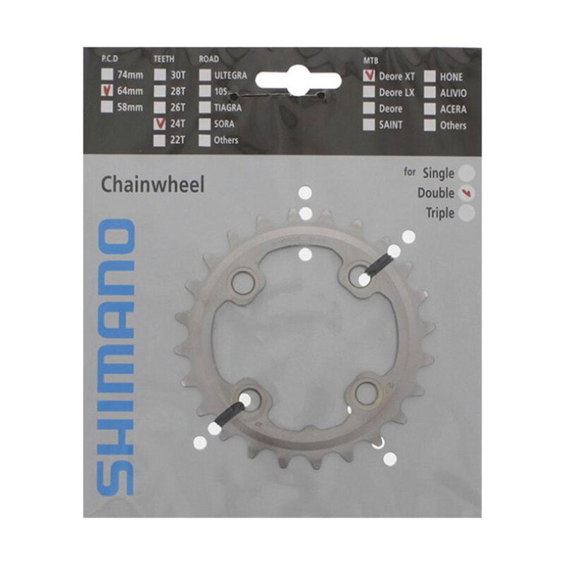 SHIMANO Převodník Deore XT M785 - 10 rychlostní, 24 zubů 24 zubů SHIMANO Převodník Deore XT M785 - 10 rychlostní, 24 zubů 24 zubů