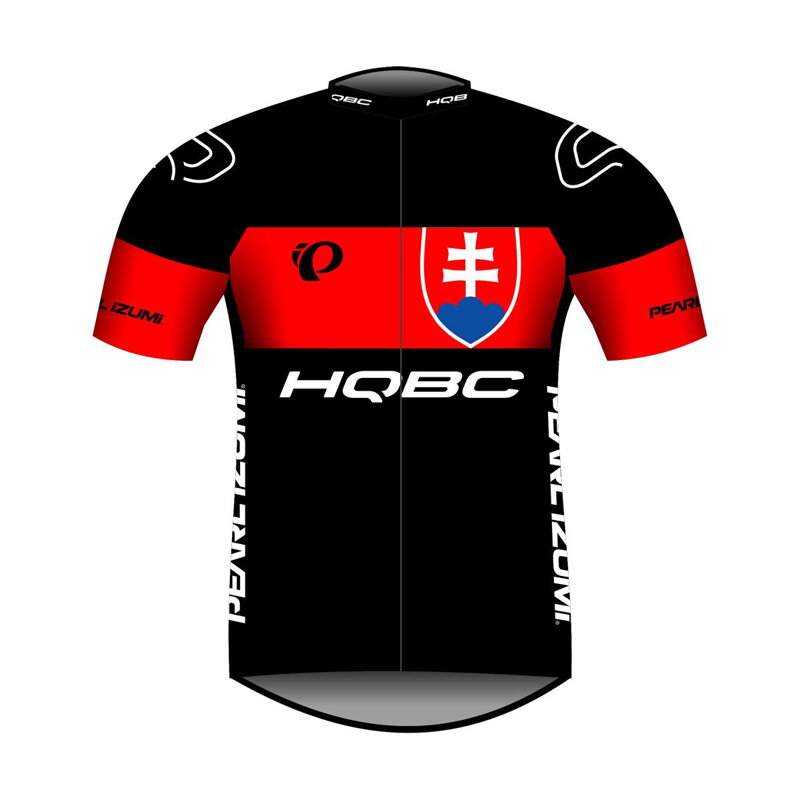HQBC Dres QPI SK TEAM 2021 krátký rukáv černá/červená HQBC Dres QPI SK TEAM 2021 krátký rukáv černá/červená
