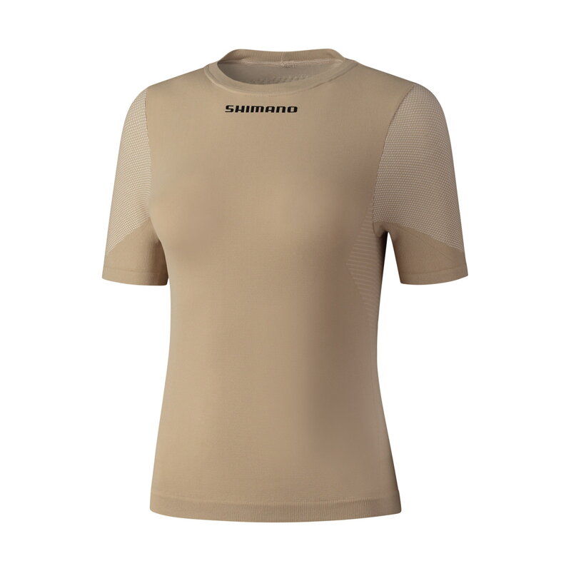 SHIMANO Triko dámské VERTEX SS BASE LAYER světle hnědé SHIMANO Triko dámské VERTEX SS BASE LAYER světle hnědé