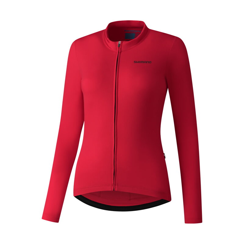SHIMANO Dres dámský KAEDE THERMAL LONG červený SHIMANO Dres dámský KAEDE THERMAL LONG červený