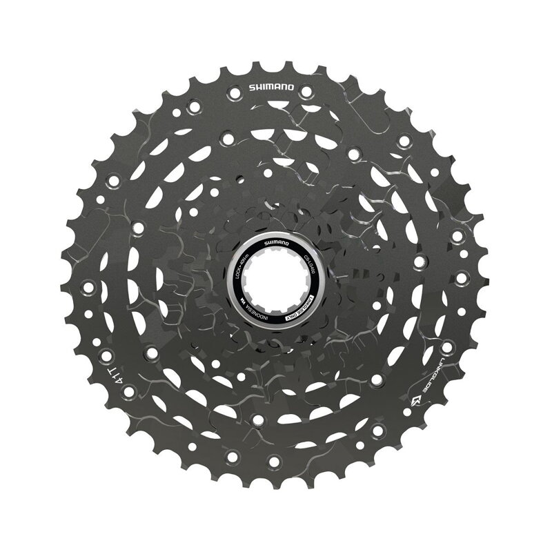 SHIMANO Kazeta LG400 - 9 rychlostní 11-41 zubů SHIMANO Kazeta LG400 - 9 rychlostní 11-41 zubů