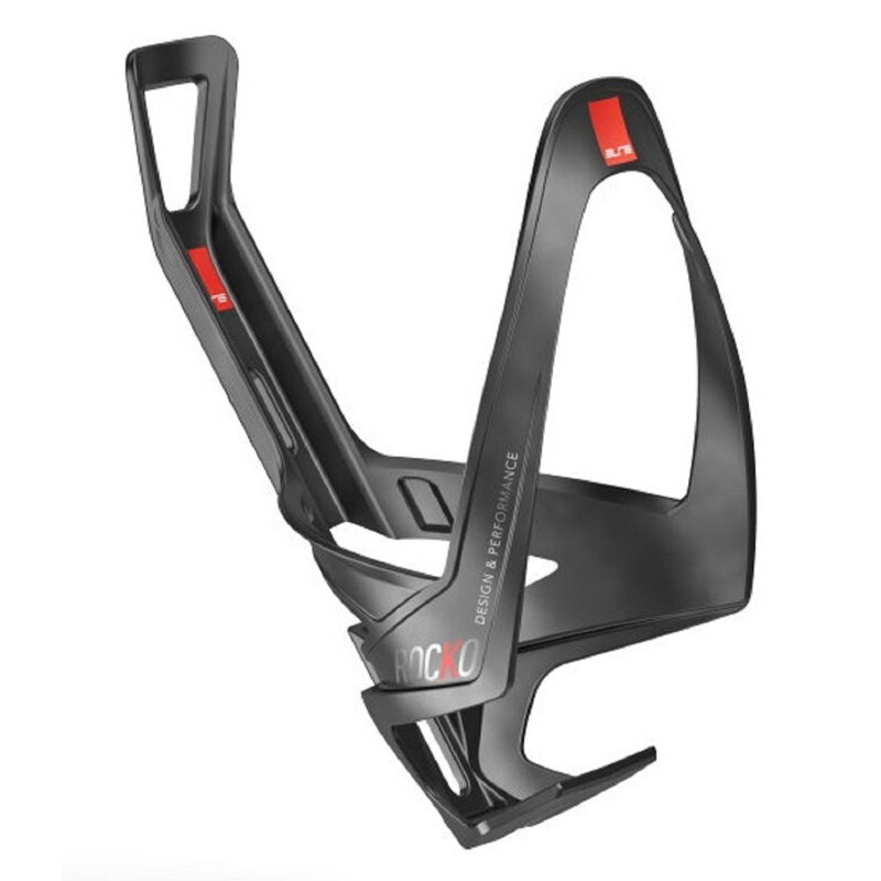 ELITE Košík ROCKO CARBON černo/červený matný ELITE Košík ROCKO CARBON černo/červený matný