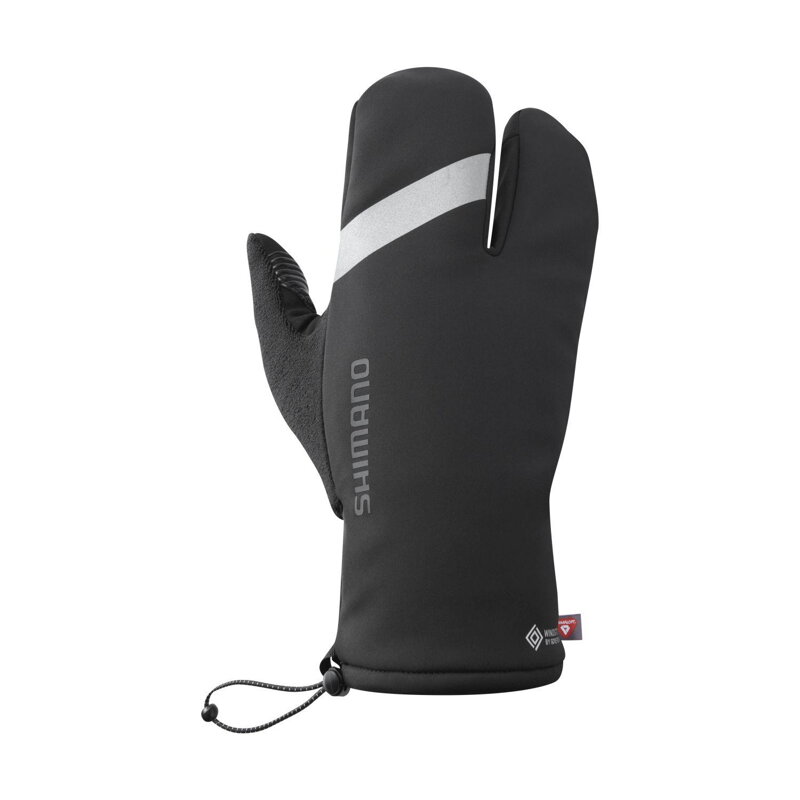 SHIMANO Rukavice WINDSTOPPER PRIMALOFT 2x2 čierne
