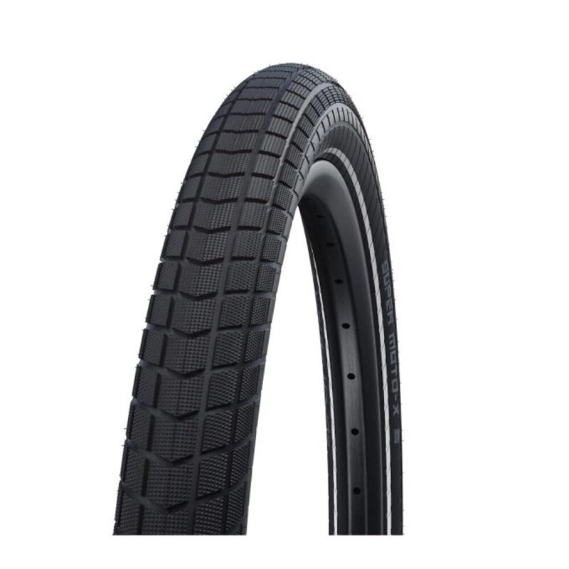SCHWALBE Plášť SUPER MOTO-X (62-559) 26x2.40 Performance 67EPI GreenGuard 1095g Černý reflex SCHWALBE Plášť SUPER MOTO-X (62-559) 26x2.40 Performance 67EPI GreenGuard 1095g Černý reflex