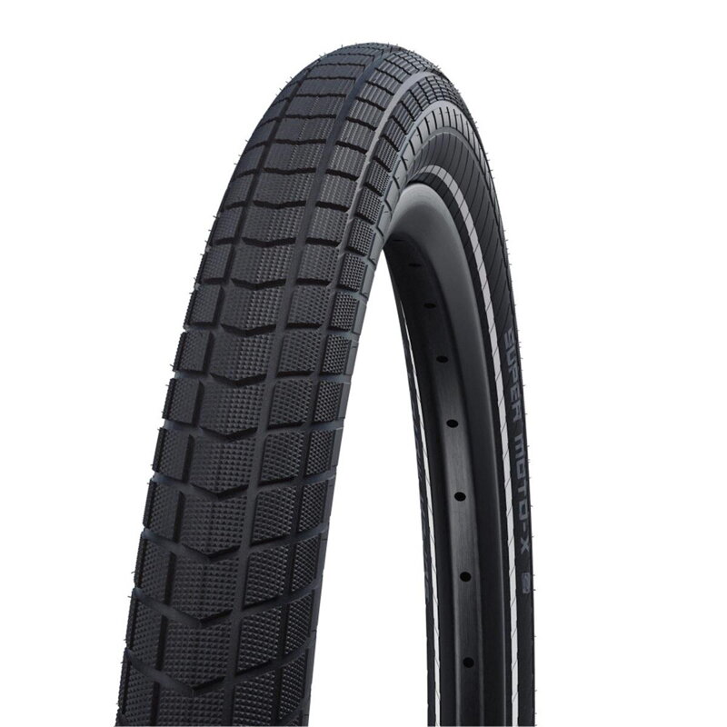 SCHWALBE Plášť SUPER MOTO-X (62-406) 20x2.40 Performance 67EPI GreenGuard 820g Černý reflex