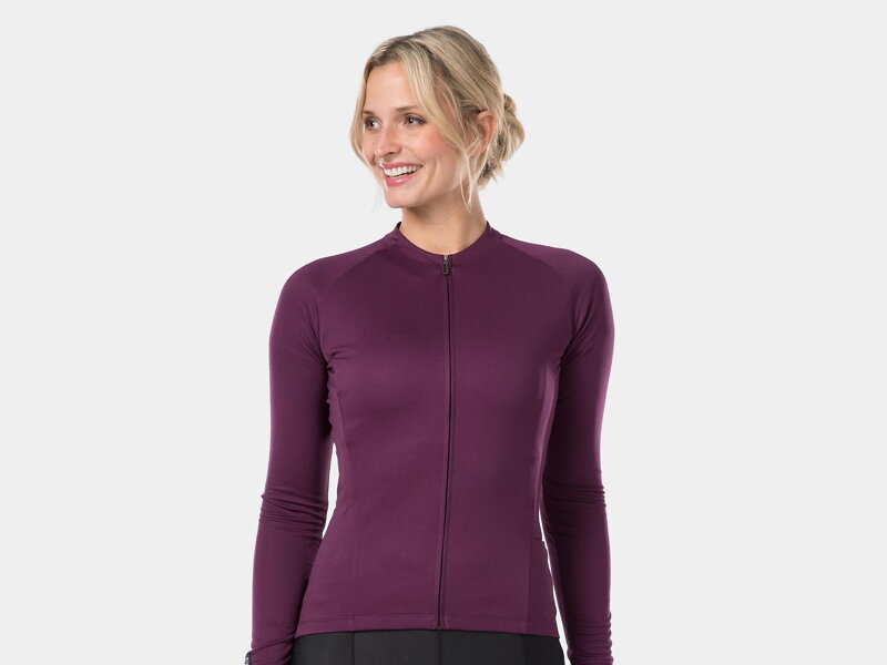 Bontrager Dres s dlouhým rukávem Circuit WSD fialový Bontrager Dres s dlouhým rukávem Circuit WSD fialový