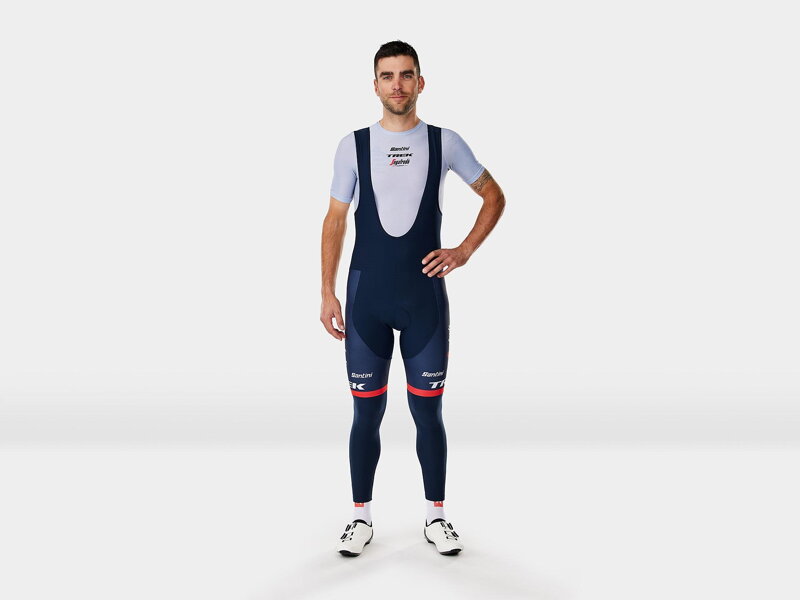 Bontrager Kalhoty dlouhé se šlemi Santini Trek-Segafredo Team Replica Training modré Bontrager Kalhoty dlouhé se šlemi Santini Trek-Segafredo Team Replica Training modré